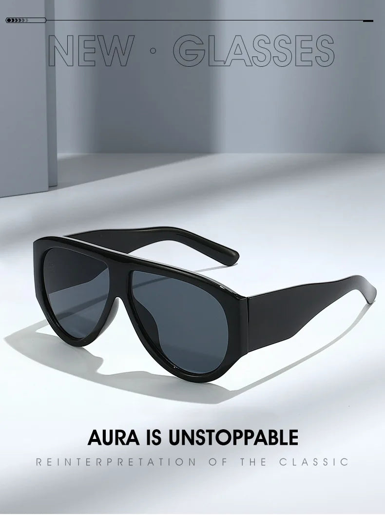 Gafas De Sol Piloto Aviador Grande UV400 Unisex Estilo Costa Rica TicoTrendy