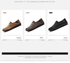 Mocasines Lujo Hombre ∣ Cuero Suave ∣ Zapatos Cómodos para Conducir