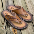 Zapatillas de Microfibra Hombre Verano Hechas a Mano Transpirables | Estilo Conciso