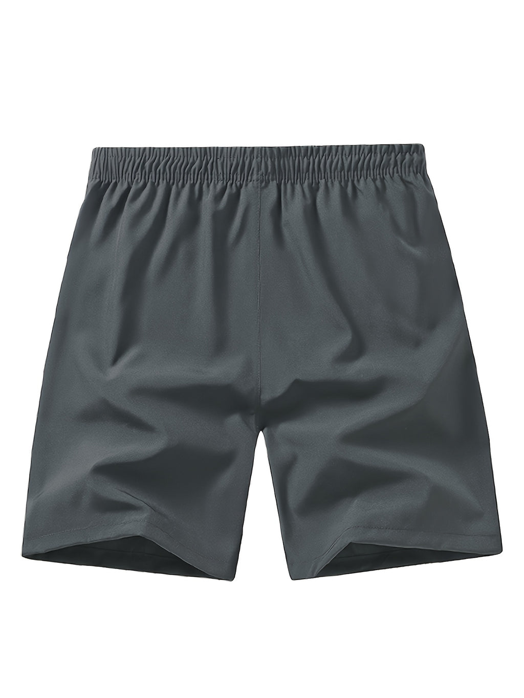 Pantalones Cortos Deportivos Hombre - Secado Rápido, Negro con Bolsillos Naranja, Cordón y Cremallera