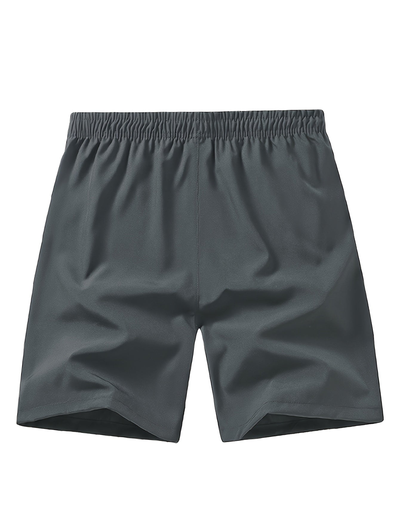 Pantalones Cortos Deportivos Hombre - Secado Rápido, Negro con Bolsillos Naranja, Cordón y Cremallera