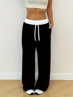 Pantalones Jogger Oversized Color Block | Estilo Casual | Ticotrendy Costa Rica