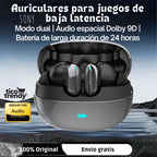 Auriculares gaming de baja latencia con audio espacial Dolby 9D, vendidos por TicoTrendy, 100% Originales y con envío gratis.