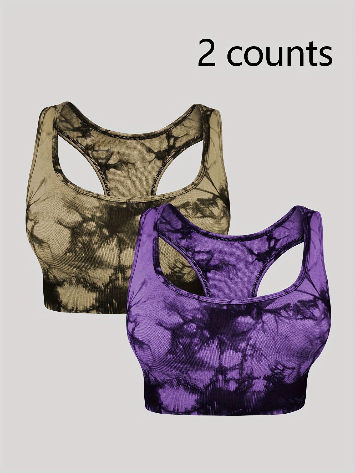 Conjunto 2 Tops Tie Dye | Cuadrado Cuello | Alta Elasticidad | Ticotrendy
