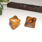 Bola Masaje Hexagonal Madera | Terapia Manos | Acupresión Natural