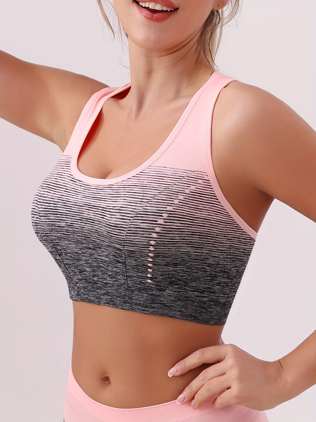 Top Deportivo Color Degradado | Cuello Redondo | Sin Costuras | Ticotrendy