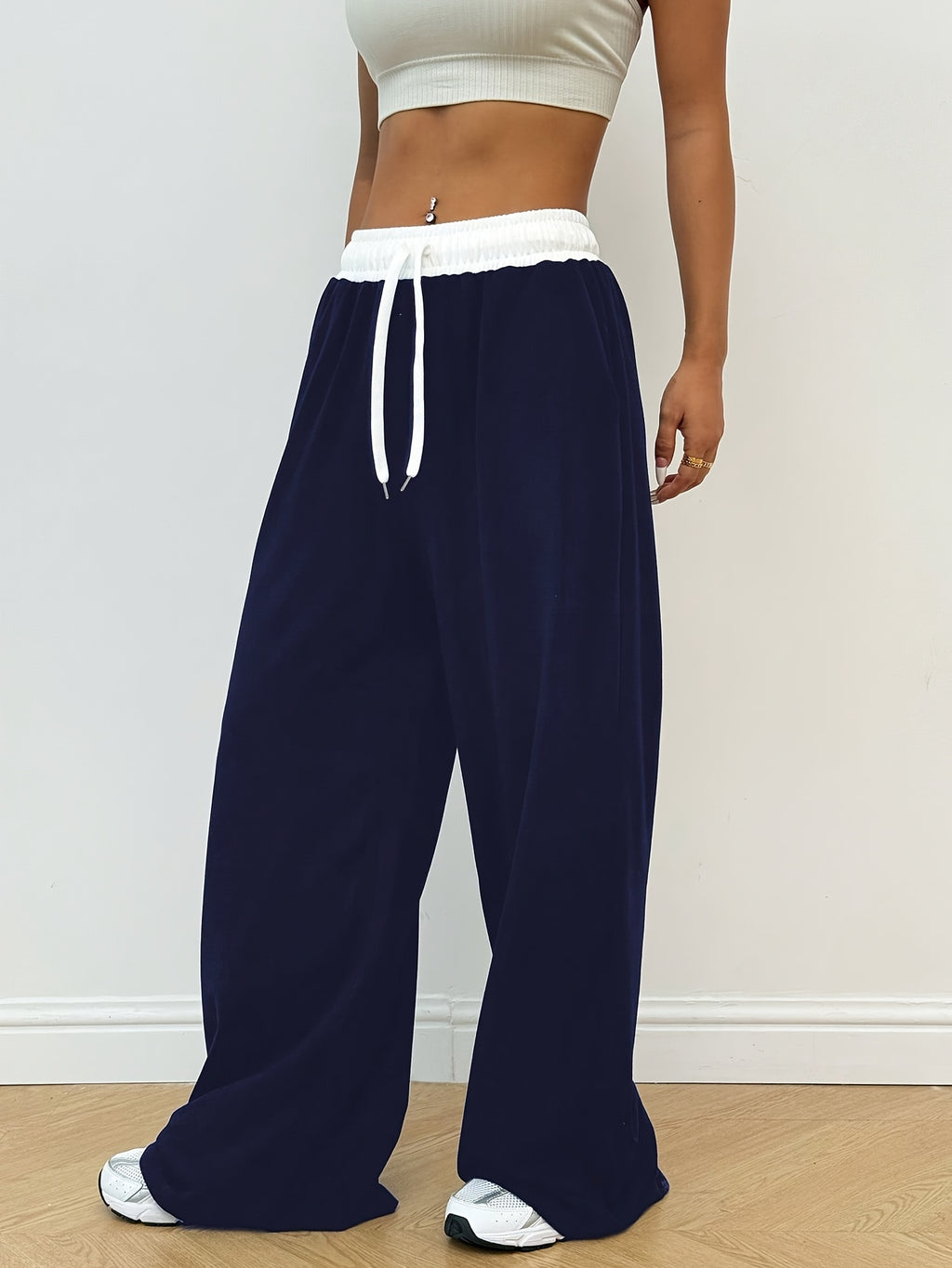 Pantalones Jogger Oversized Color Block | Estilo Casual | Ticotrendy Costa Rica