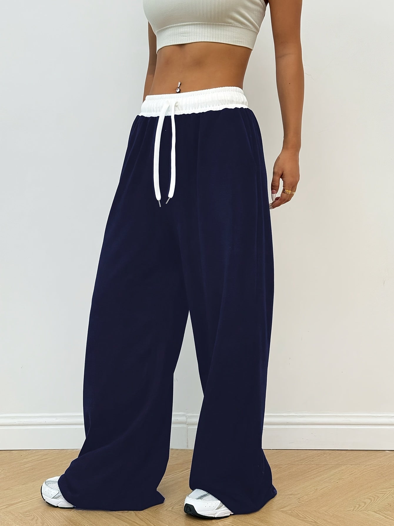 Pantalones Jogger Oversized Color Block | Estilo Casual | Ticotrendy Costa Rica