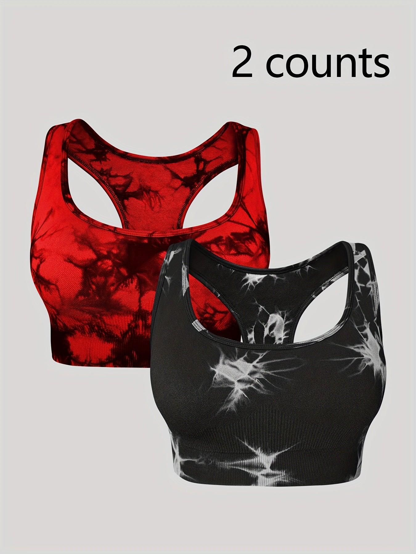 Conjunto 2 Tops Tie Dye | Cuadrado Cuello | Alta Elasticidad | Ticotrendy