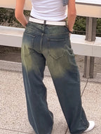 Jeans Rectos de Mujer | Ticotrendy Denim Clásico No Elástico Estilo Urbano Básico