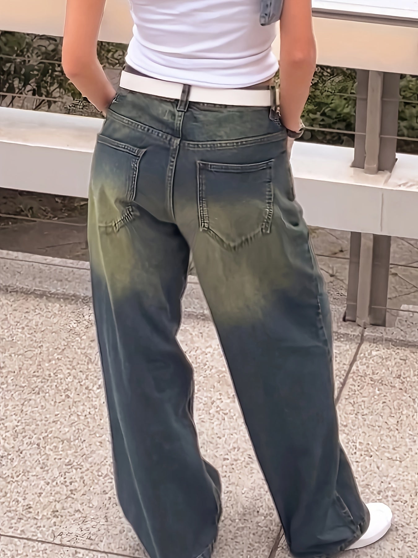 Jeans Rectos de Mujer | Ticotrendy Denim Clásico No Elástico Estilo Urbano Básico