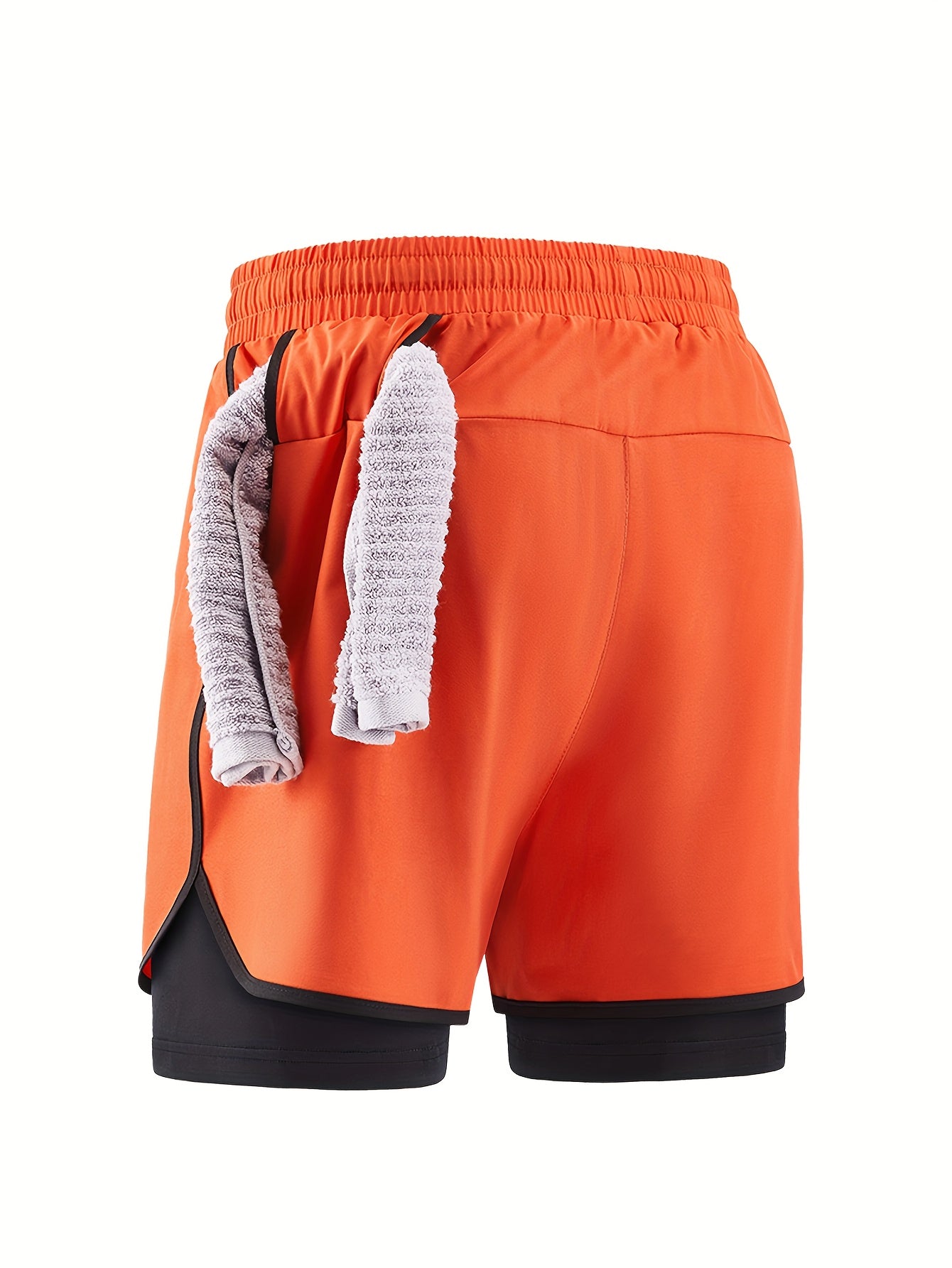 Shorts 3 en 1 Hombre - Natación, Ciclismo y Senderismo | Secado Rápido | Bolsillo Cremallera