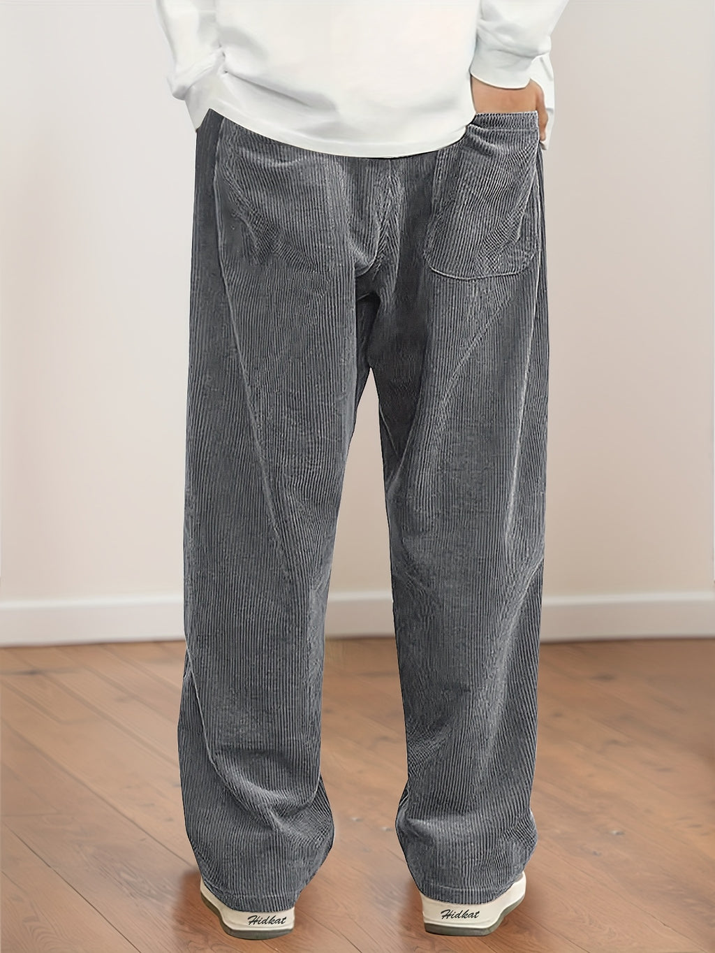 Pantalones Pana Mujer Corte Recto | Ribete Blanco Clásico | Ticotrendy Costa Rica