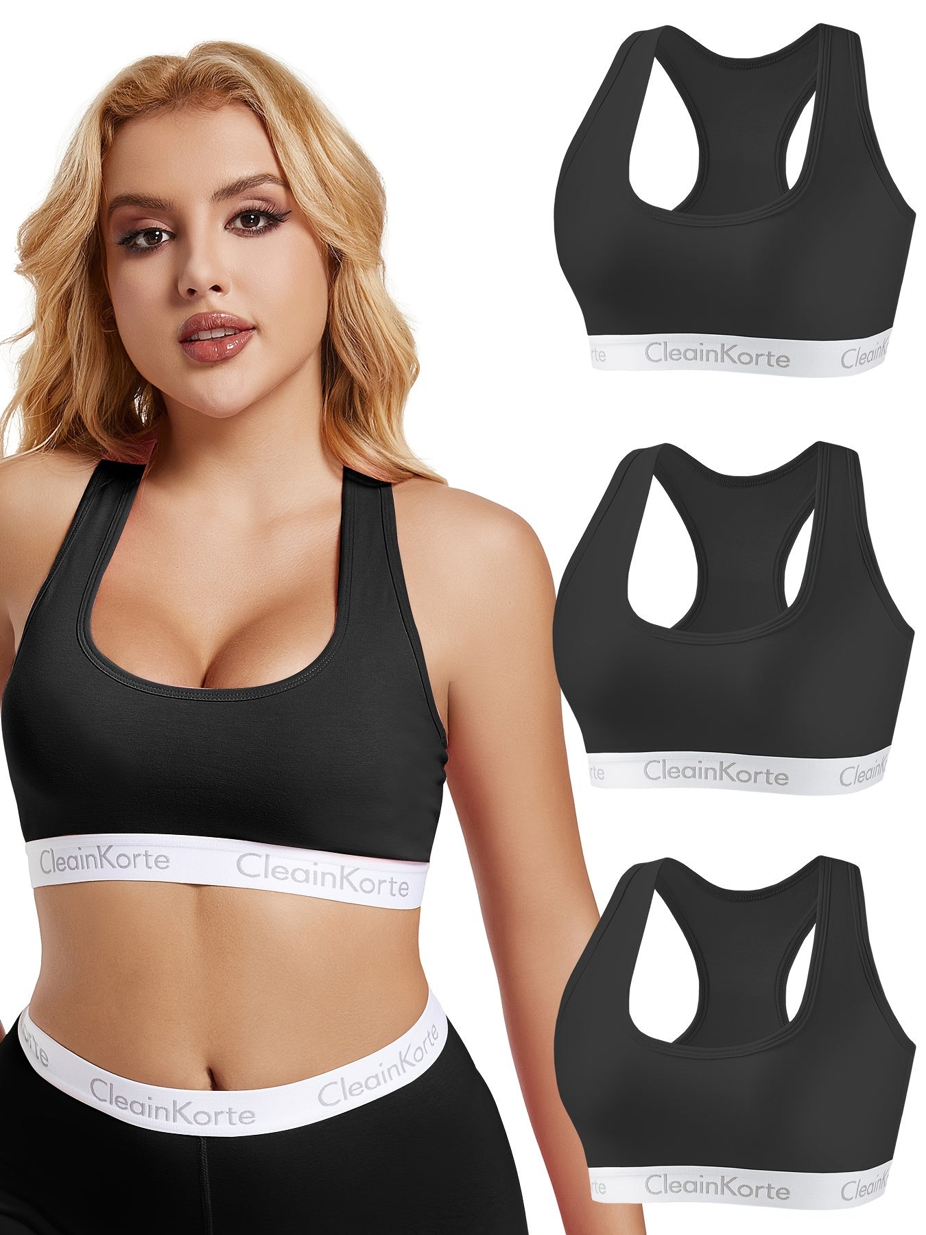 Conjunto 3 Tops Deportivos | Tirantes Anchos | Algodón Transpirable | Ticotrendy