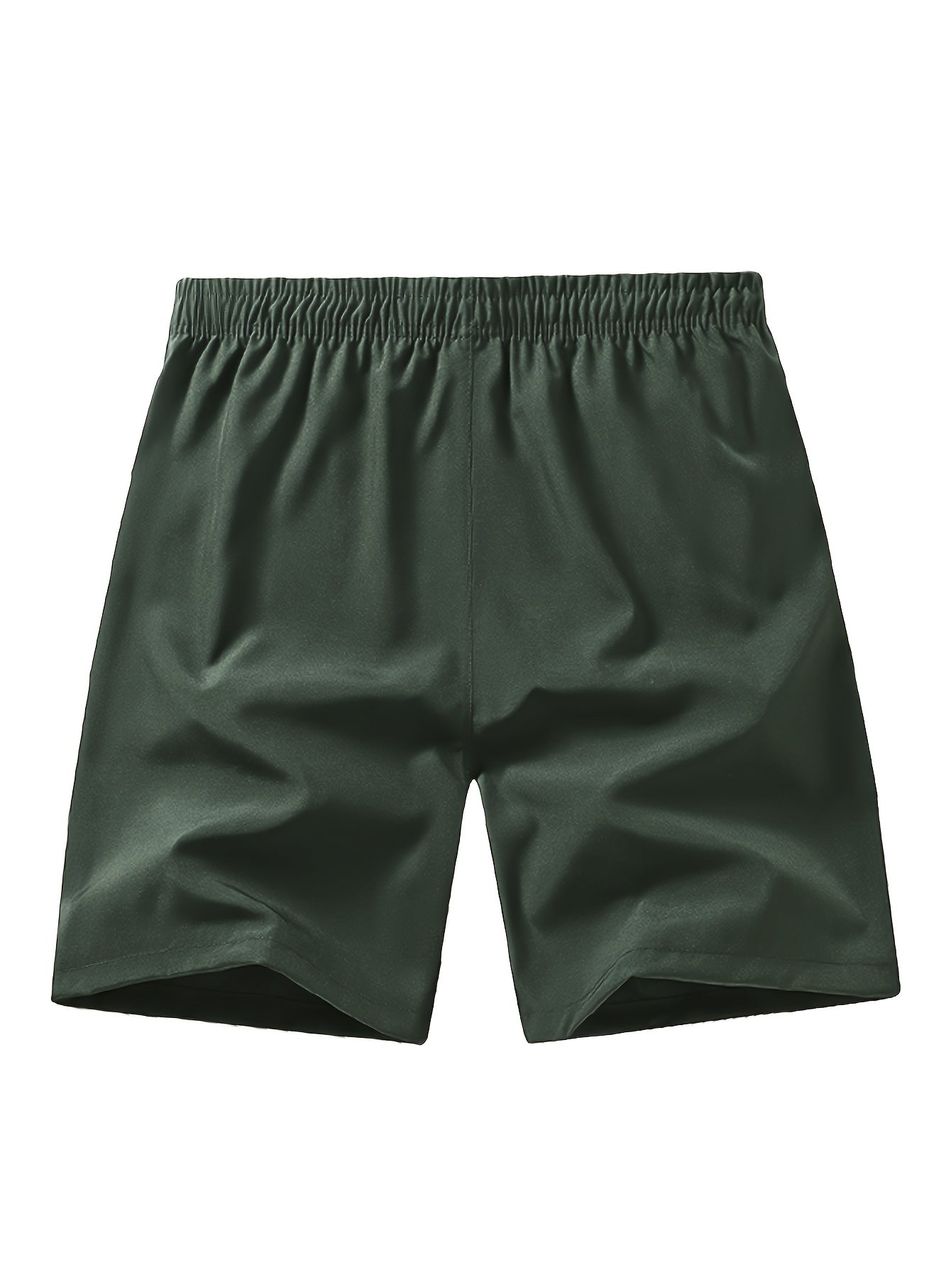 Pantalones Cortos Deportivos Hombre - Secado Rápido, Negro con Bolsillos Naranja, Cordón y Cremallera