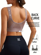 Top Deportivo Espalda Diseño | Antishock | Relleno Extraíble | Ticotrendy