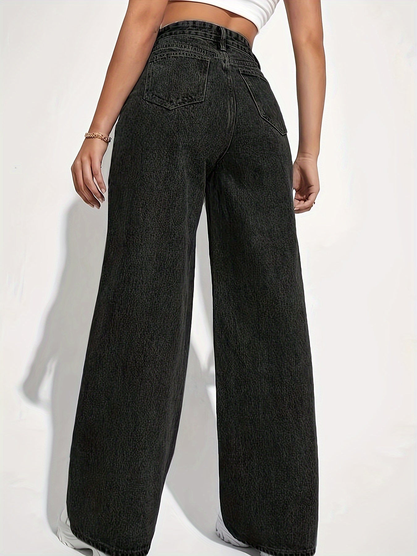 Pantalón Recto Slim Fit Mujer | Viscosa Stretch Casual de Cintura Media Ticotrendy