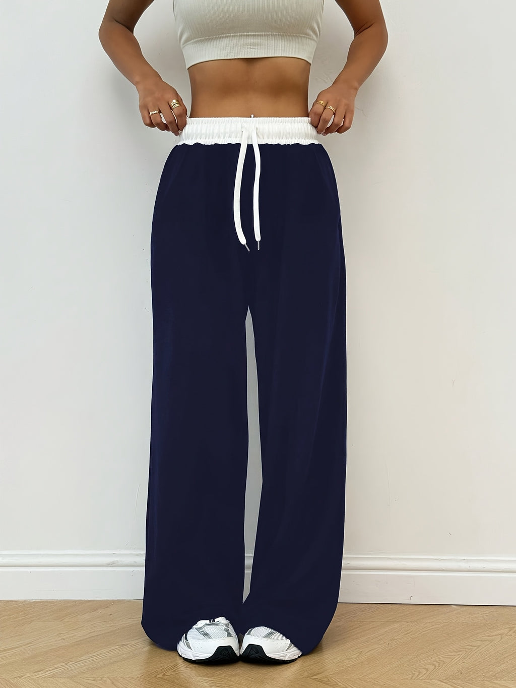 Pantalones Jogger Oversized Color Block | Estilo Casual | Ticotrendy Costa Rica