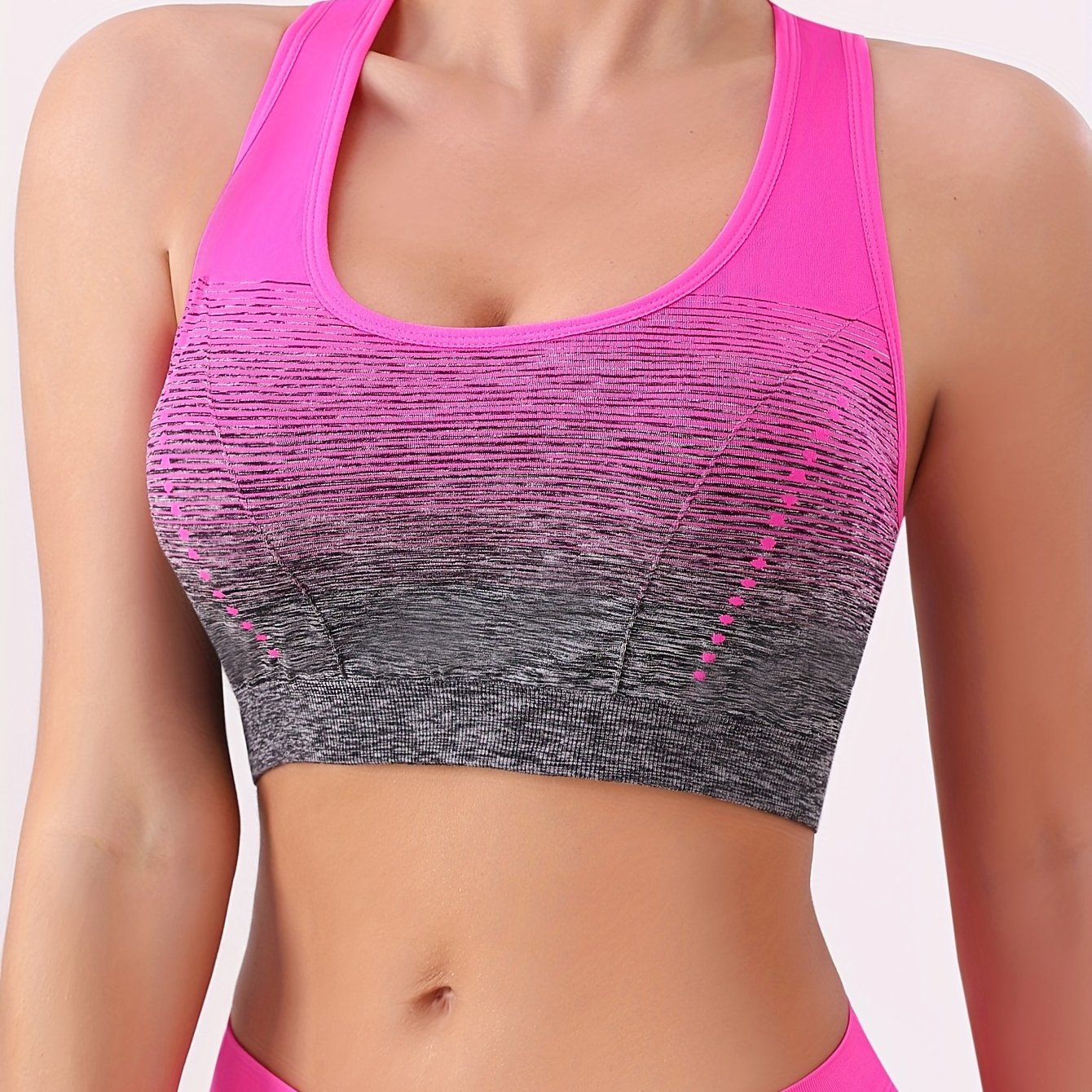Top Deportivo Color Degradado | Cuello Redondo | Sin Costuras | Ticotrendy