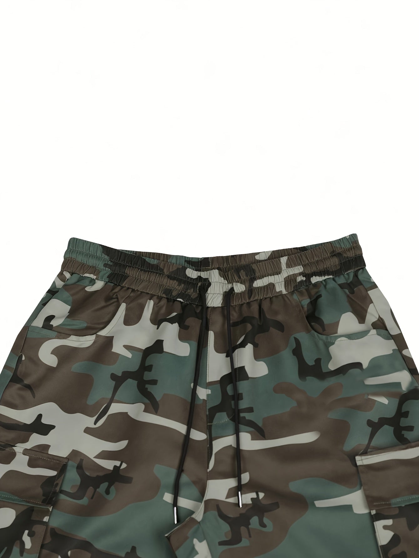 Pantalones Cargo Camuflaje Hombre | Corte Holgado, Multibolsillos | Senderismo y Viajes