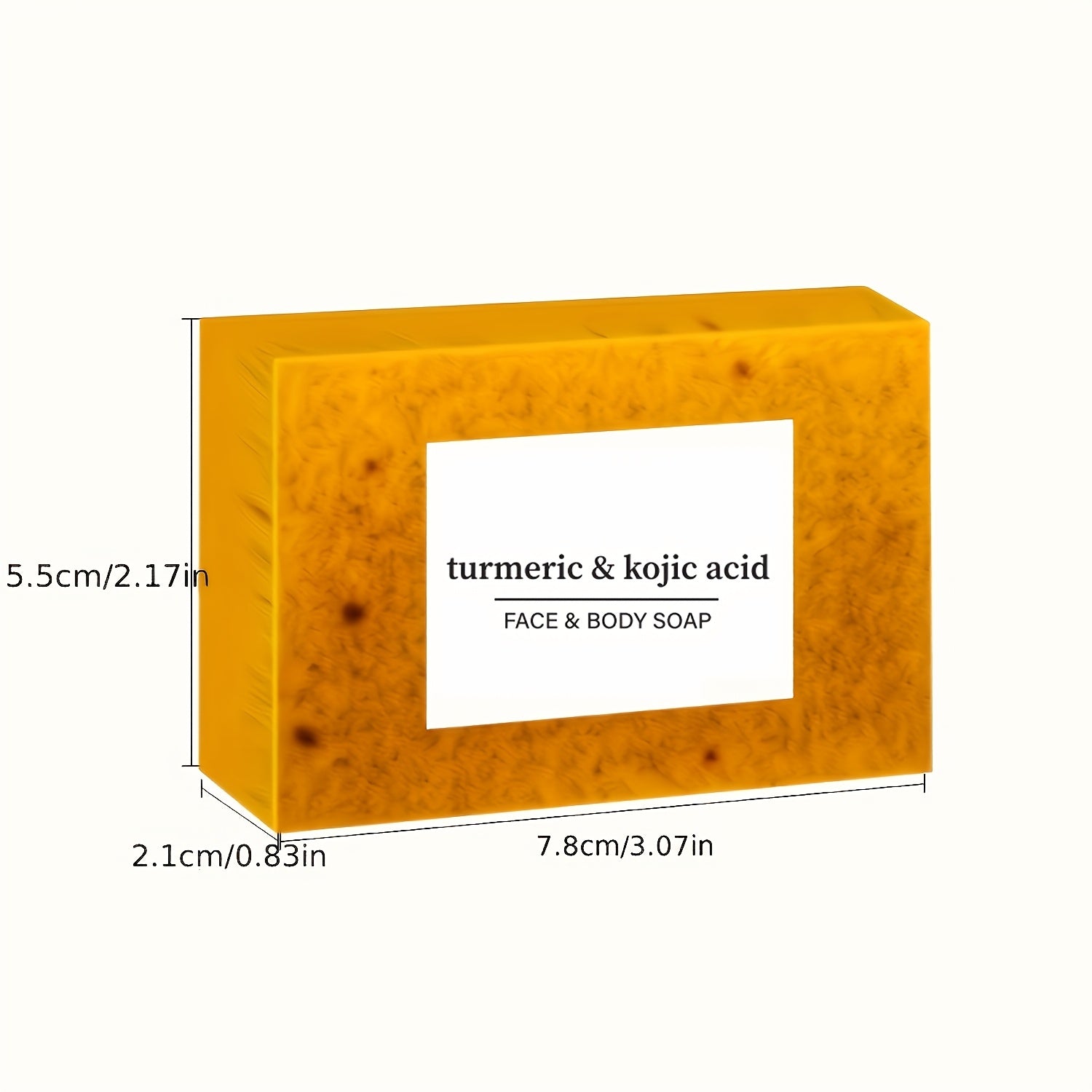 4-Pack Turmeric & Kojic Acid Soap Set, 100g Each, Deep Cleansing & Moisturizing, Natural Handmade Bar for Light Beige & Hair Care, Alcohol-Free, Body Use, Includes Bathroom Soap Dish & Loofah