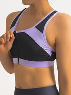 Top Deportivo Mujer | Cuello Redondo | Cremallera Delantera | Ticotrendy